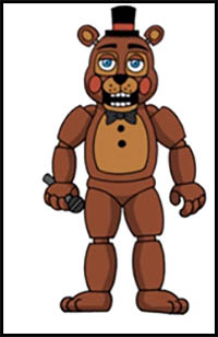 How to Draw Toy Freddy- FNAF 2- Video Lesson