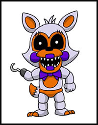 How to Draw Lolbit | FNAF Sister Location