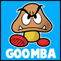 How to Draw Goomba from Nintendo’s Super Mario Bros.