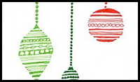 How to Draw Christmas Ornaments with Easy Xmas Tree Balls Step by Step