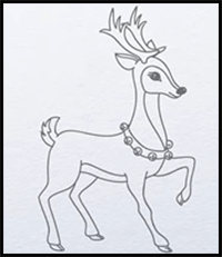 How to Draw Reindeer