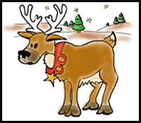 Learn How to Draw a Reindeer