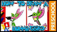 How to Draw a Hummingbird – Preschool