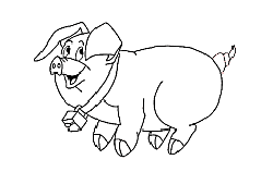 How



  to draw a pig