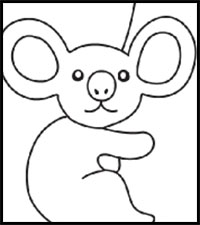 drawing koala