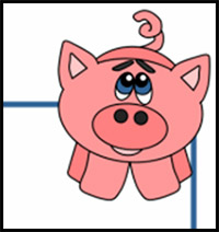 The Three Little Pigs Printable Drawing Tutorial