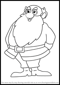 How to Draw Santa Claus from Frosty the Snowman