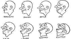 Drawing Emotions and Expressions of the Human Face