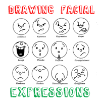 How to Draw Cartoon Emotions & Facial Expressions Drawing Tutorials
