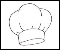 How to Draw a Chef Hat Easy Step by Step