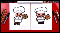How to Draw a Cartoon Chef