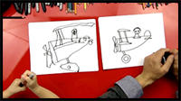 How to Draw an Airplane (for Young Artists)
