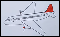 How to Draw Aeroplane