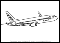 How to Draw a Boeing 737
