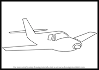 How to Draw Airplane Sketch