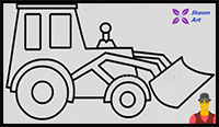 How to Draw a Bulldozer