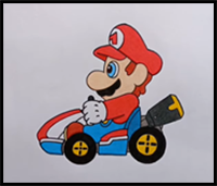 Mario Kart Drawing