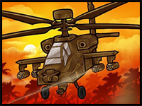 How to Draw an Apache, Apache Helicopter