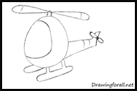 How to Draw a Helicopter for Kids