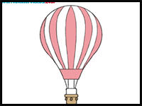 simple hot air balloon for kids