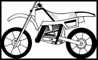 How to Draw a Motorcycle in 5 Steps