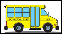 How to Draw a School Bus