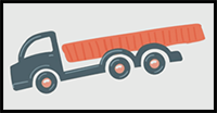 How to Draw a Dump Truck?