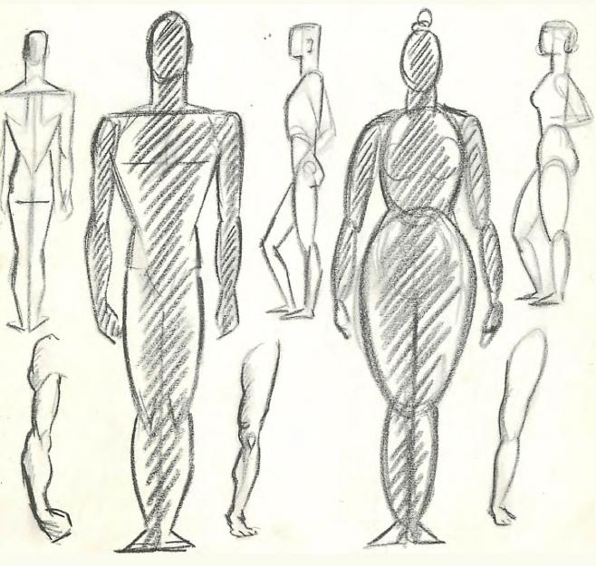 How to Draw the Human Figure Drawing Body, Head, Facial Features