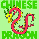 How to Draw Chinese Dragons with Easy Step by Step Drawing Lesson 