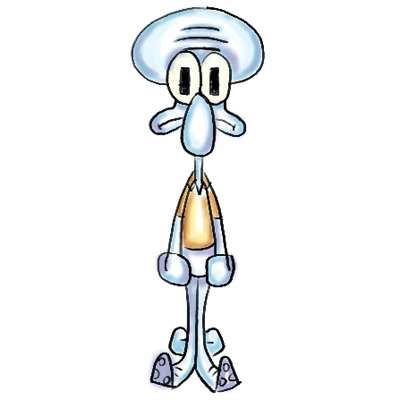 draw Squidward Tentacles