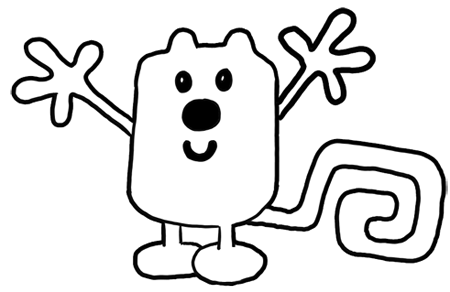 Spongebob Coloring Sheets on This Out As A Wubbzy Coloring Page     Wow Wow Wubbzy Coloring Page