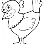 How to Draw a Cartoon Chicken / Hen with Step by Step Drawing Tutorials