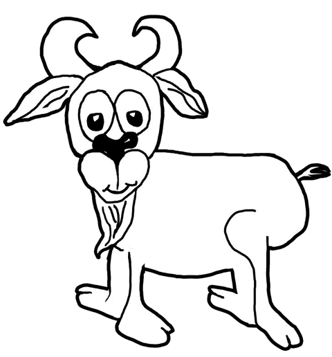 how to draw cute cartoon animals with. How to Draw Cartoon Goats