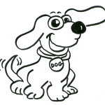 How to Draw Cartoon Dogs Step by Step Tutorial Lesson for Kids