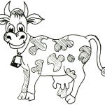 How to Draw Cartoon Cows / Farm Animals Step by Step Drawing Lessons