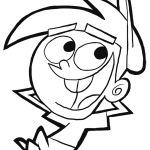 finished picture of Timmy Turner Drawing