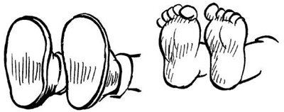     Shoe on Your Own And Draw Them To Make Them Into Cartoon Feet Your Feet Can