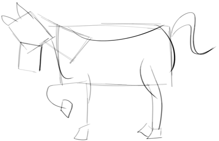 horse drawing cartoon. How to Draw Cartoon Horses