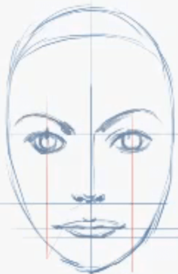 female eyes drawing. Now draw the other eye the way