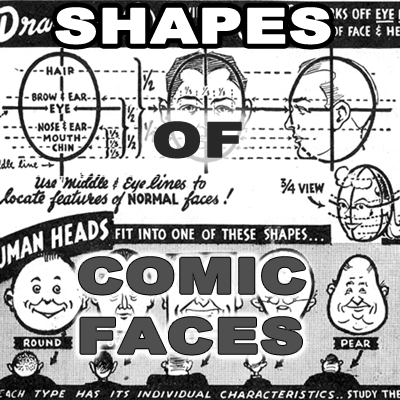 Then we will cover the different shapes of comic / cartoon heads and how 