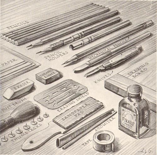 Pencil Drawing - Art Supplies & Equipment That Pencil Artists Need