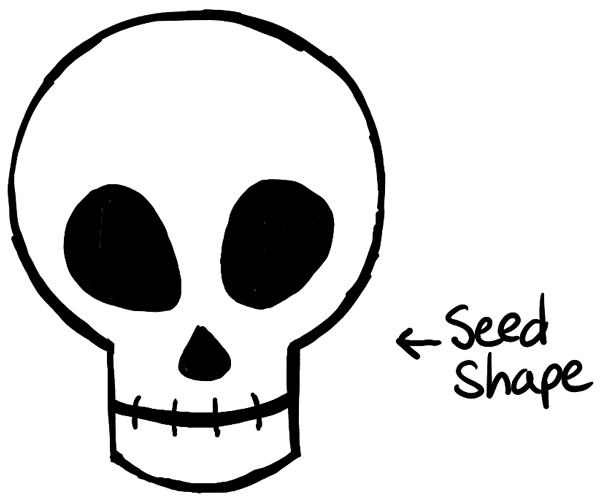 How to draw a halloween skull ann's blog