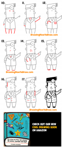 How To Draw A Cartoon Doctor With A Stethoscope Easy Step By Step