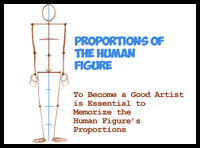 Learn How to Draw Human Figures in Correct Proportions by Memorizing Stick Figures