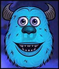 How to Draw Sulley Easy