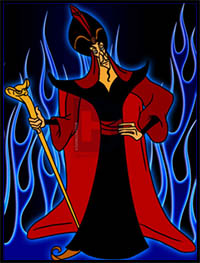 How to Draw Jafar