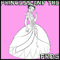 How to Draw Louis from The Princess and the Frog printable step by