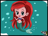 How to Draw Chibi Ariel