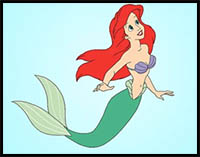 How to Draw Ariel