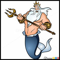 How to Draw King Triton